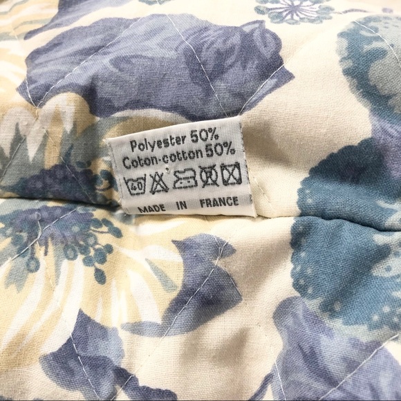 Olivier Desforges France Quilted Fabric Pocket Bag with interior pockets - Picture 10 of 11